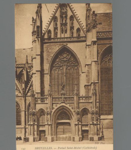 Brussels. Saint Michael's Portal (Cathedral)