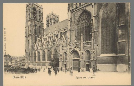 Brussels. St. Gudule's Church
