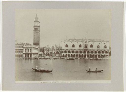 Doge's Palace (Palazzo Ducale), Piazzetta, campanile and St. Mark's, Venice