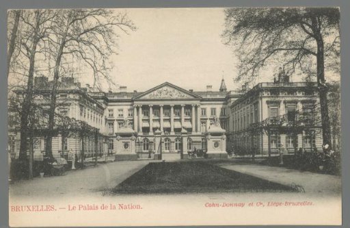 Brussels. The Palace of the Nation