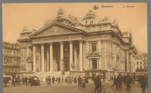 Brussels. The Stock Exchange