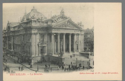 Brussels. The Stock Exchange