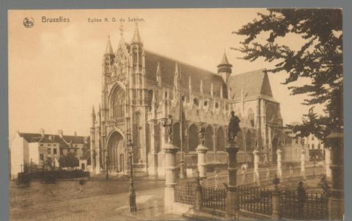 Brussels. Church of Our Lady of the Sablon