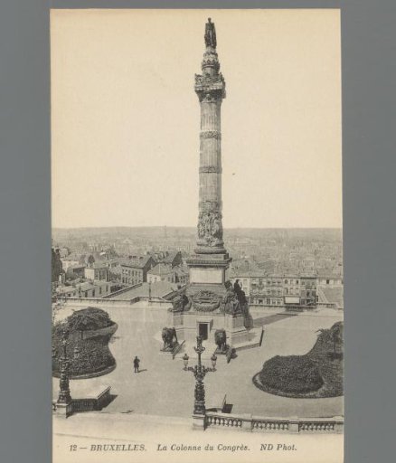 Brussels. The Column of the Congress