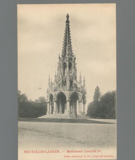 Brussels-Laeken. Monument of Leopold I