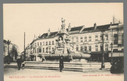 Brussels. Brouckère Fountain
