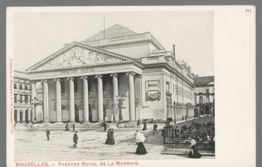 Brussels. Royal Theatre of the Monnaie