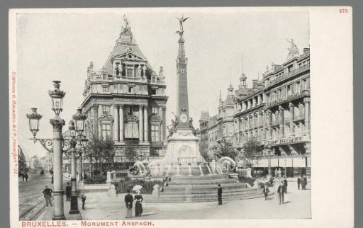 Brussels. Anspach Monument