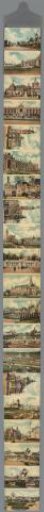 Leporello album with representations of the World Exhibition in Brussels of 1910