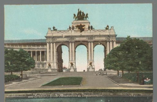 Brussels. Monumental Arcade of the Jubilee