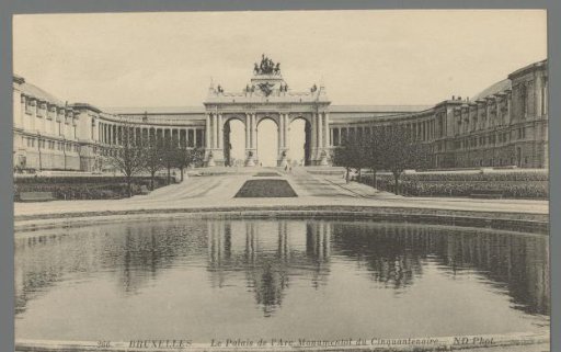 Brussels. The Monumental Arch Palace of the Jubilee