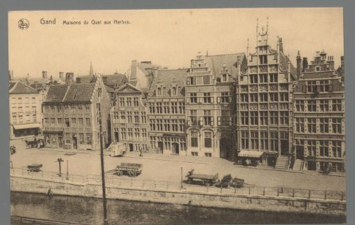 Ghent. Houses of the Herbs Quay