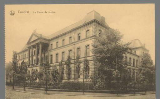 Courtrai. The Palace of Justice
