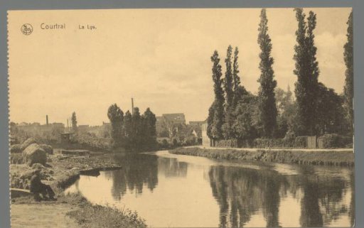 Courtrai. The Lys