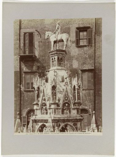 Sculptural crowning of the Tomb of Can Signorio