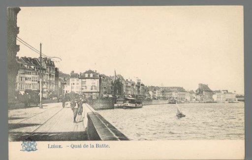 Liège. Quai de la Batte