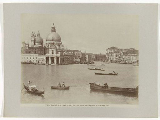 Grand Canal, Dogana and Santa Maria della Salute, Venice