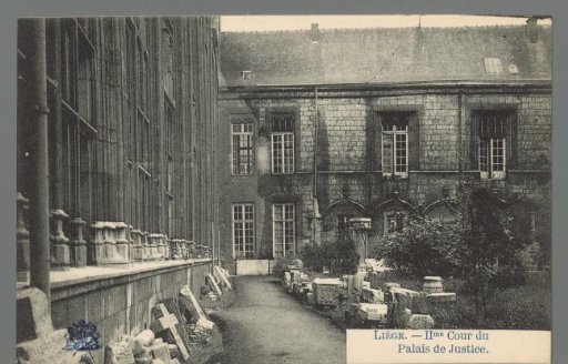 Liège. Second Courtyard of the Court of Justice