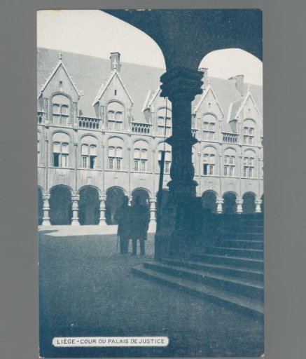 Liège. Cour du Palais de Justice