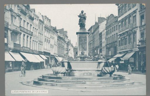 Liège. Fontaine de la Vierge