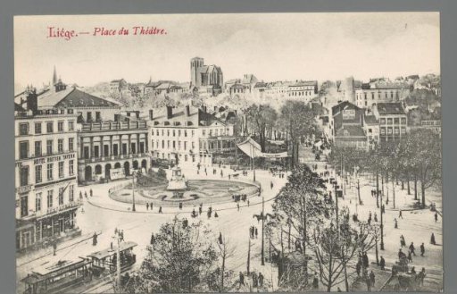 Liège. Place du Théâtre