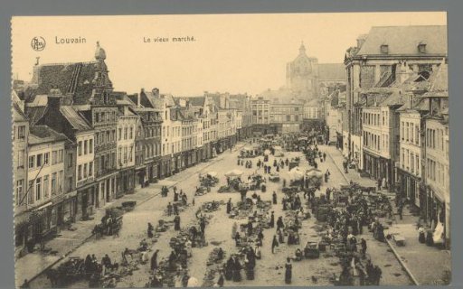Louvain. The Old Market