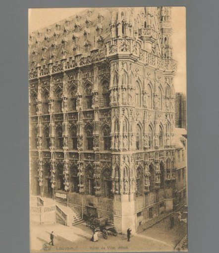 Louvain. Hôtel de Ville, detail