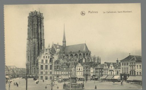 Malines. The Cathedral of Saint Rombaut