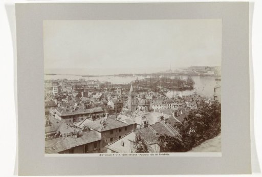 View of Genoa from the Castelletto