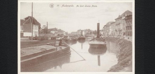 Oudenaarde. At the Louise-Marie Quay