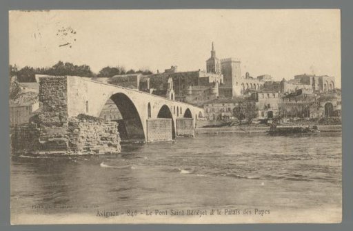 The Saint Bénézet Bridge and the Palace of the Popes