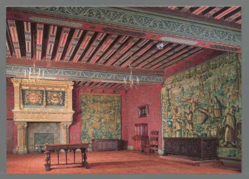 Blois (Loir-et-Cher 41). Room of Catherine de Médicis. 16th-century tapestry