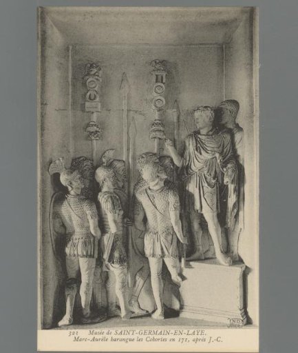 Marcus Aurelius addresses the cohorts in 171 AD