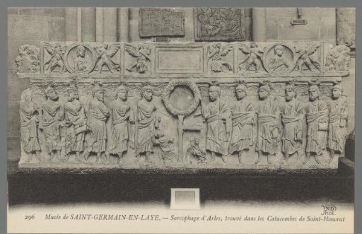 Sarcophagus of Arles, found in the Catacombs of Saint-Honorat
