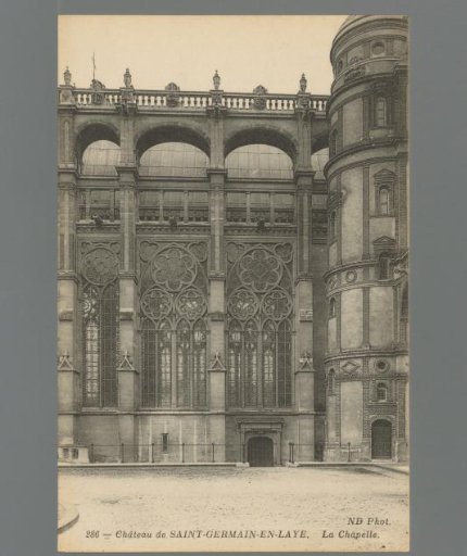 Castle of Saint-Germain-en-Laye. The Chapel
