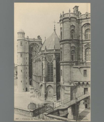 Castle of Saint-Germain. The West Towers of the Chapel