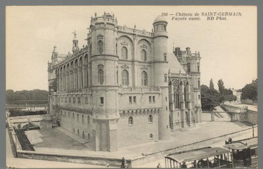 Château de Saint-Germain. West Facade