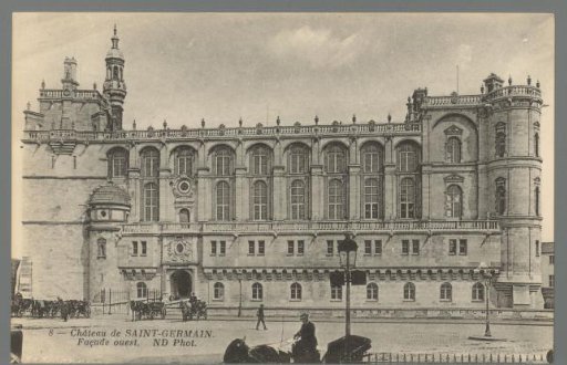 Château de Saint-Germain. West Facade