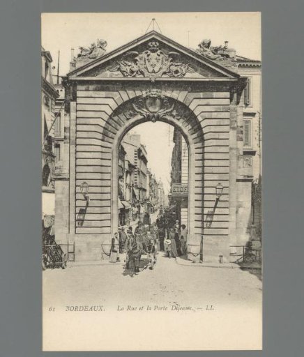 Bordeaux. The Street and the Porte Dijeaux