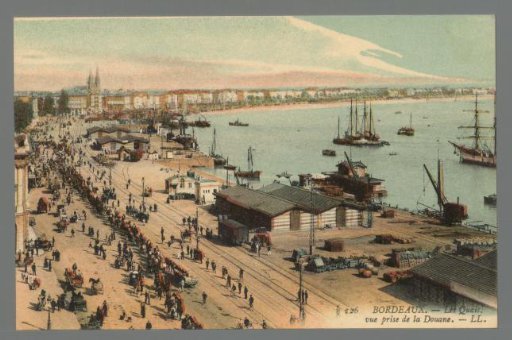 Bordeaux. The Quays. View Taken from the Customs House