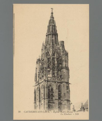 Caudebec-en-Caux. Notre-Dame Church. The Belfry
