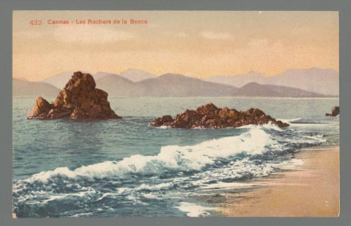 Cannes. The Rocks of the Bocca