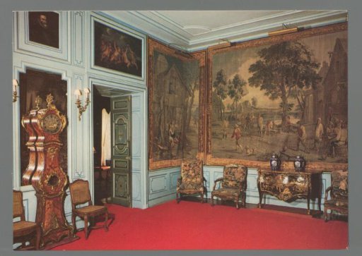 Cheverny (Loir-et-Cher). The Castle. The Small Salon. Flemish Tapestry (...)