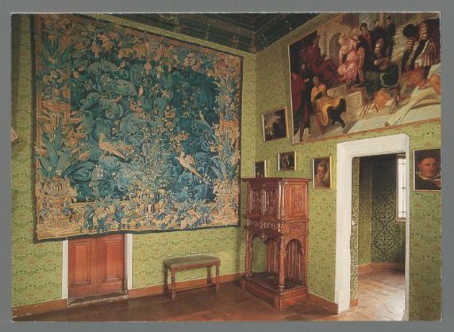 Chenonceau (Indre-et-Loire). The Green Cabinet