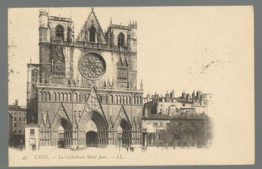 Lyon. The Cathedral of Saint John