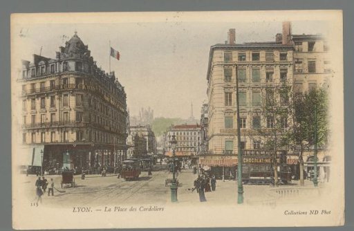Lyon. The Place des Cordeliers
