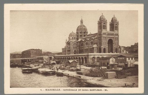 Marseille. Cathedral and Saint-Jean Canal