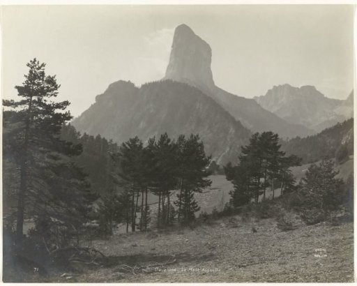 View of the Mont Aiguille near Grenoble