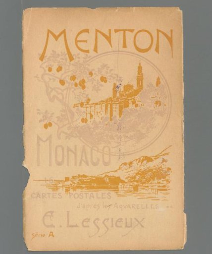 Cover for sixteen postcards of Menton and Monaco