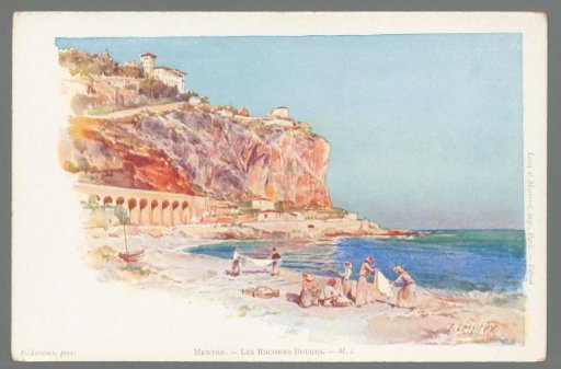 Menton. The Red Rocks